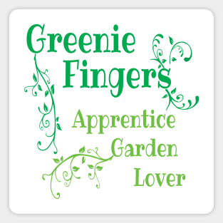 Apprentice Green Fingered Garden Lover Magnet